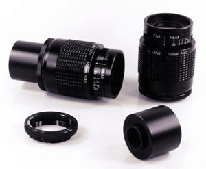 105 mm quartz lense